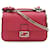 Borsa a secchiello Fendi Double Micro Rosa Bianco Rosso - vista 2