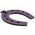 Hermès Hermes Paddock Horseshoe Accesorio de Bolso Charm Púrpura - vista 4