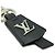 Portachiavi Louis Vuitton LV Cloche Clé Nero Argento - vista 4