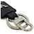 Portachiavi Louis Vuitton LV Cloche Clé Nero Argento - vista 5