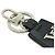 Portachiavi Louis Vuitton LV Cloche Clé Nero Argento - vista 6