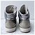 Prada Sneakers alte in pelle e nylon grigio Argento - vista 3