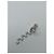 Orecchini Chanel Comet in platino e diamanti Argento - vista 2
