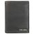 Prada Logo Leder-Bifold-Geldbörse Schwarz