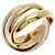 Anello Trinity #51 in oro 18K Cartier - vista 2