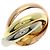 Anello Trinity MM #53 in oro 18K di Cartier - vista 2