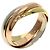 Anello Trinity di Cartier in oro 18K - vista 2
