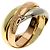 Anello Trinity in oro 18K Cartier - vista 2