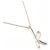 Tiffany & Co Tiffany Buchstaben K Initial Halskette Elsa Peretti Silber