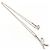 Tiffany & Co Tiffany Buchstaben K Initial Halskette Elsa Peretti Silber - Ansicht 3