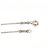 Tiffany & Co Tiffany Buchstaben K Initial Halskette Elsa Peretti Silber - Ansicht 5