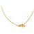 Collana Christian Dior Circle Star Logo D'oro Arancione - vista 4