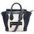 Céline Borsa Celine Luggage Nano 2-Way Nero Bianco