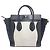 Céline Borsa Celine Luggage Nano 2-Way Nero Bianco - vista 2