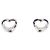 Orecchini a lobo a forma di cuore in argento 925 Tiffany & Co.