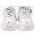Baskets Balenciaga Triple S All Over Logo en polyuréthane blanc Écru - vue 2