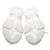 Baskets Balenciaga Triple S All Over Logo en polyuréthane blanc Écru - vue 7