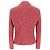 Blazer Armani Jeans de tweed de botonadura sencilla en algodón rojo Roja - vista 3