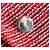 Blazer Armani Jeans de tweed de botonadura sencilla en algodón rojo Roja - vista 8