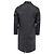 Theory Double-Breasted Coat in Grey Wool - view 4
