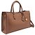 Borsa Tote Scarlett di Michael Kors in pelle di vitello marrone Rosso - vista 2