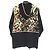 Autre Marque Abrigo con capucha LEONARD FASHION estampado animal Negro Beige - vista 2