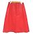 Falda de cuero GONNA Moncler Roja - vista 2