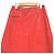 Falda de cuero GONNA Moncler Roja - vista 3