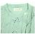 Autre Marque Camicetta in cotone BEAMS BOY con collo alto e lavorazione cutwork sul davanti Verde - vista 4