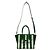 Borsa Tote 2way Ella Even Stripe Jacquard kate spade Bianco Verde Blu navy - vista 7