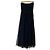 Autre Marque Vestido con pliegues Diagram Negro - vista 3