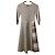 Autre Marque BLUE LABEL CRESTBRIDGE Softee Twill Strick-Kombi-Kleid Mehrfarben Beige
