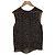 Camicetta senza maniche in chiffon stampato Theory CONTINUOUS SHELL Marrone - vista 3