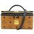 Borsa a mano MCM Logo marrone PVC