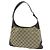 Borsa a Spalla Gucci GG Canvas Beige Marrone scuro - vista 2