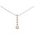 Autre Marque Collana in oro rosa e oro bianco con diamanti Au750 D'oro