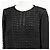 Timeless Chaqueta de cuadros 100% seda Chanel COCO Mark Charm Negro - vista 2