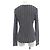 Top in maglia Chanel Nero Bianco - vista 2