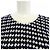 Top in maglia Chanel Nero Bianco - vista 6