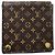 Louis Vuitton Monogram Folding Portafoglio e Custodia Gioielli Marrone