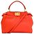 Borsa 2-Way Fendi Peekaboo Mini Arancione