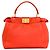 Borsa 2-Way Fendi Peekaboo Mini Arancione - vista 2
