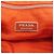 Borsa a tracolla Prada Logo in nylon arancione - vista 6