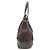 Borsa Tote in Nylon Marrone Scuro Gucci - vista 3