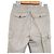 Autre Marque Pantaloni in lino e cotone taglio CARROT FIT PT01 - vista 4