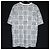 Camiseta de algodón con estampado floral y cuadros Kenzo Negro Blanco - vista 2
