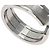Anello C2 Band in oro bianco 18K Cartier - vista 5