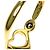 Elsa Peretti Tiffany & Co. 18K Gelbgold Open Heart Ring mit Diamanten - Ansicht 9