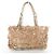 Autre Marque Francesco Biasia Lederhandtasche mit Blumenmotiv Beige - Ansicht 2