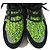 Autre Marque Sergio Rossi Strick-Sneaker Schwarz - Ansicht 4